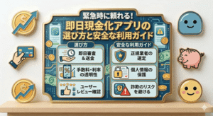 緊急時に頼れる！即日現金化アプリの選び方と安全な利用ガイド