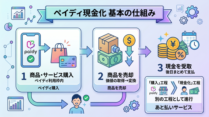 ペイディ現金化の仕組み