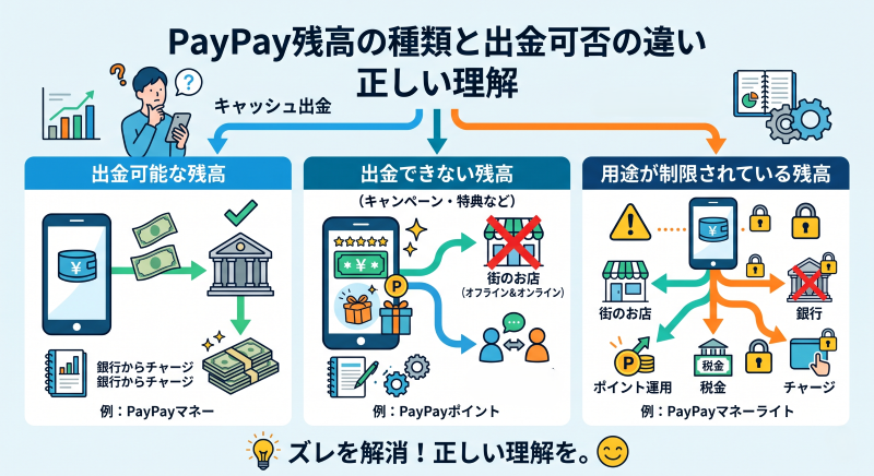 PayPay現金化の違い